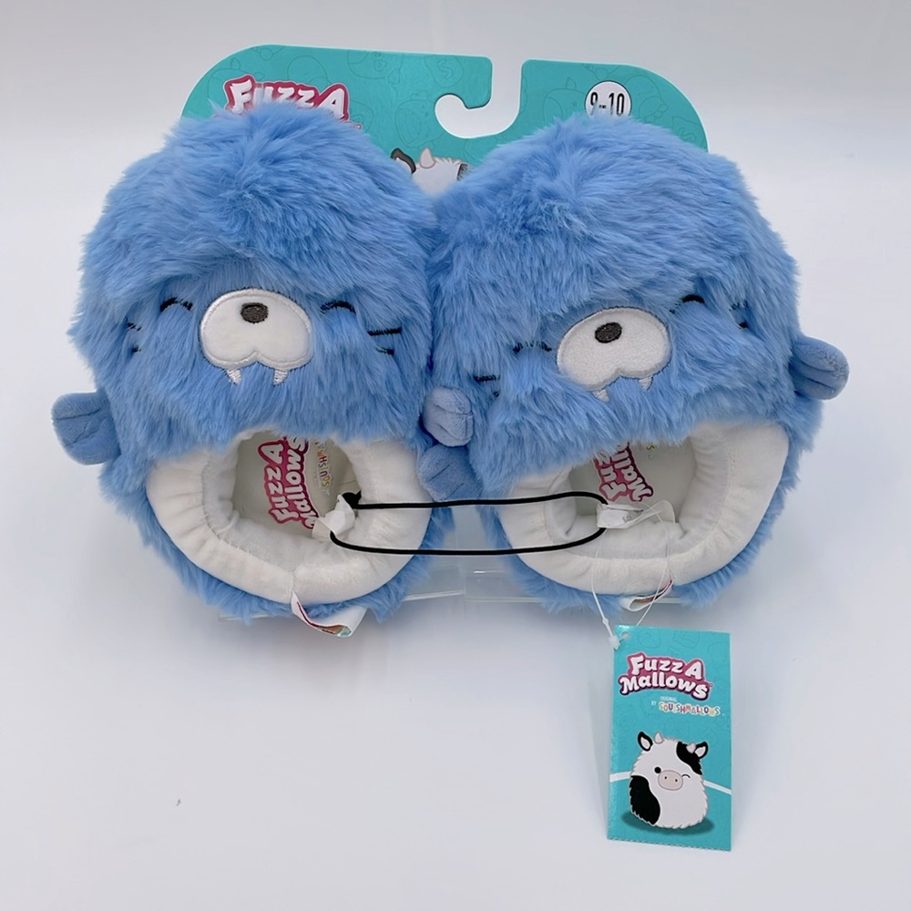 Squishmallows Slippers Jazwares FuzzAMallows Harvey Walrus Slippers - Girls 9-10